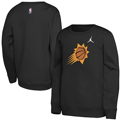 Youth Jordan Brand Black Phoenix Suns Courtside Statement Edition Sweatshirt