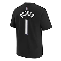 T-shirt Jordan Brand Devin Booker noir pour jeune, avec nom et numéro des Phoenix Suns - Édition Statement