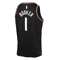 Maillot Swingman Jordan Brand Devin Booker noir pour jeune des Phoenix Suns - Édition Statement