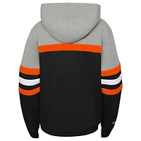 Youth Mitchell & Ness Black/Heather Gray Phoenix Suns Hardwood Classics Head Coach Pullover Hoodie