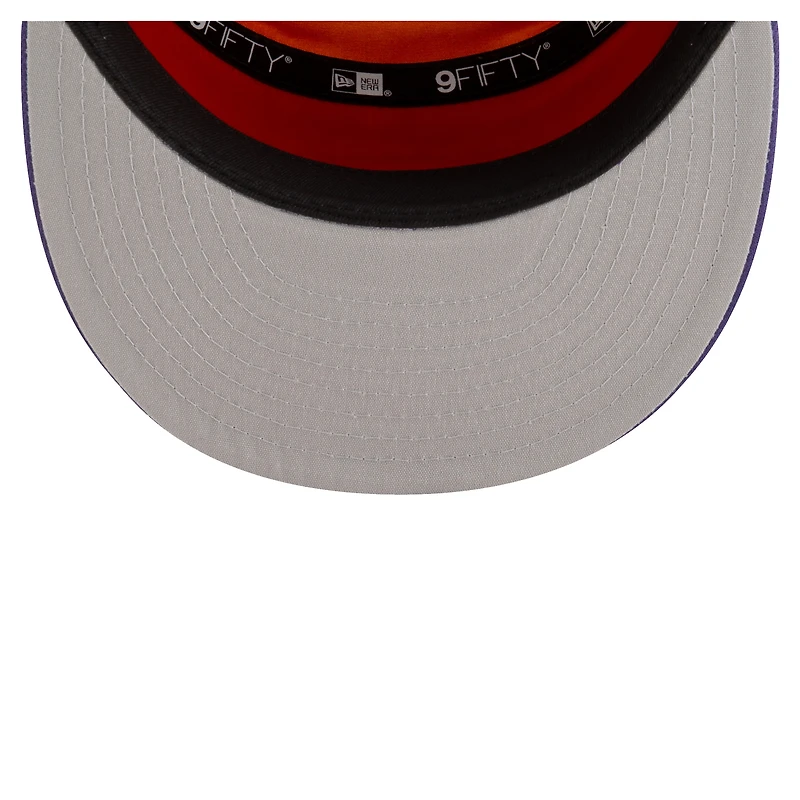 Youth New Era  White/Purple Phoenix Suns 2025 NBA Tip Off Split Panel 9FIFTY Snapback Hat