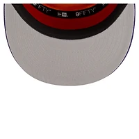 Youth New Era  White/Purple Phoenix Suns 2025 NBA Tip Off Split Panel 9FIFTY Snapback Hat