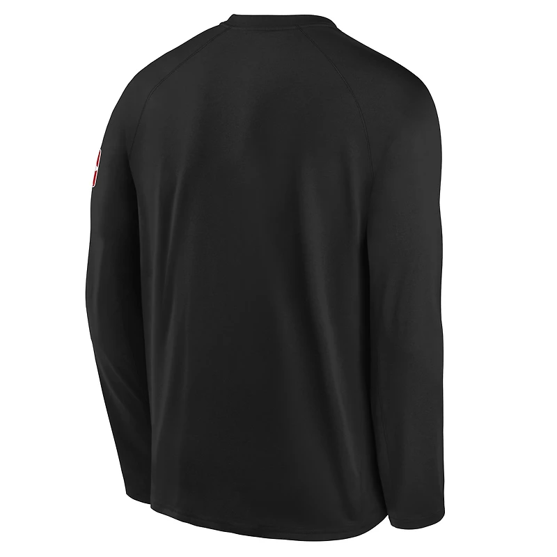 Youth Nike Black Phoenix Suns 2025/26 City Edition Dri-Fit Long Sleeve Game Top