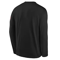 Youth Nike Black Phoenix Suns 2025/26 City Edition Dri-Fit Long Sleeve Game Top