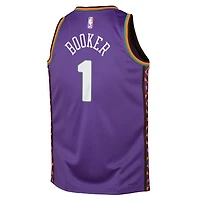 Maillot de joueur Nike Devin Booker Purple Phoenix Suns 2024/25 Swingman pour jeune - Édition City