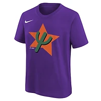 Youth Nike  Purple Phoenix Suns 2025/26 City Edition Essential Logo T-Shirt