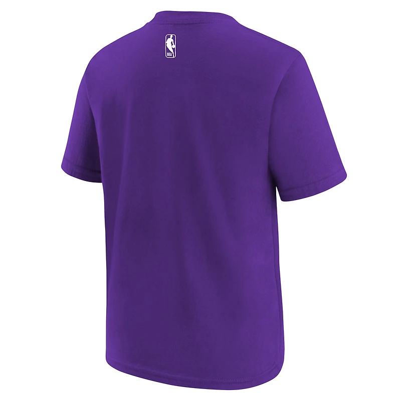 Youth Nike  Purple Phoenix Suns 2025/26 City Edition Essential Logo T-Shirt