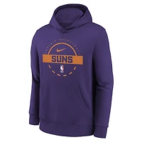 Sweat à capuche d'entraînement Nike Purple Phoenix Suns 2025/26 Club Fleece pour jeune