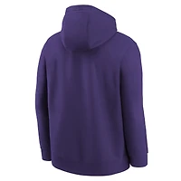 Sweat à capuche d'entraînement Nike Purple Phoenix Suns 2025/26 Club Fleece pour jeune