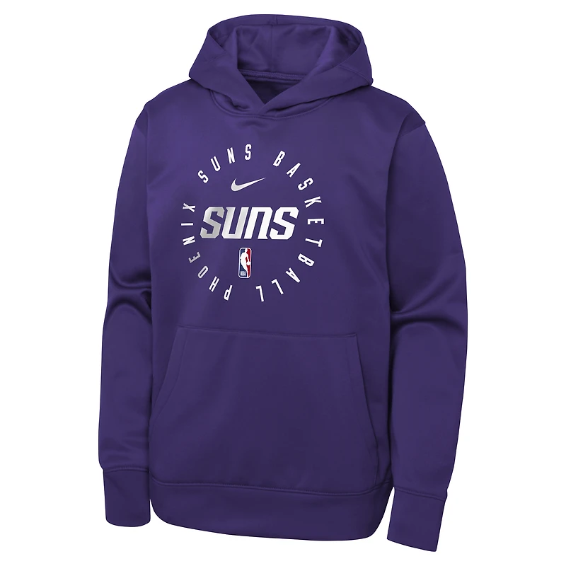 Sweat à capuche Nike Phoenix Suns Performance Practice Spotlight violet pour enfant