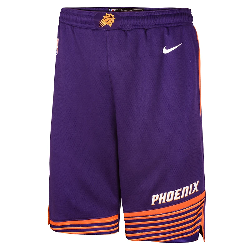 Short Nike Violet Phoenix Suns Swingman Performance pour jeune – Icon Edition