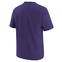 Youth Nike  Purple Phoenix Suns Team Essential Logo T-Shirt