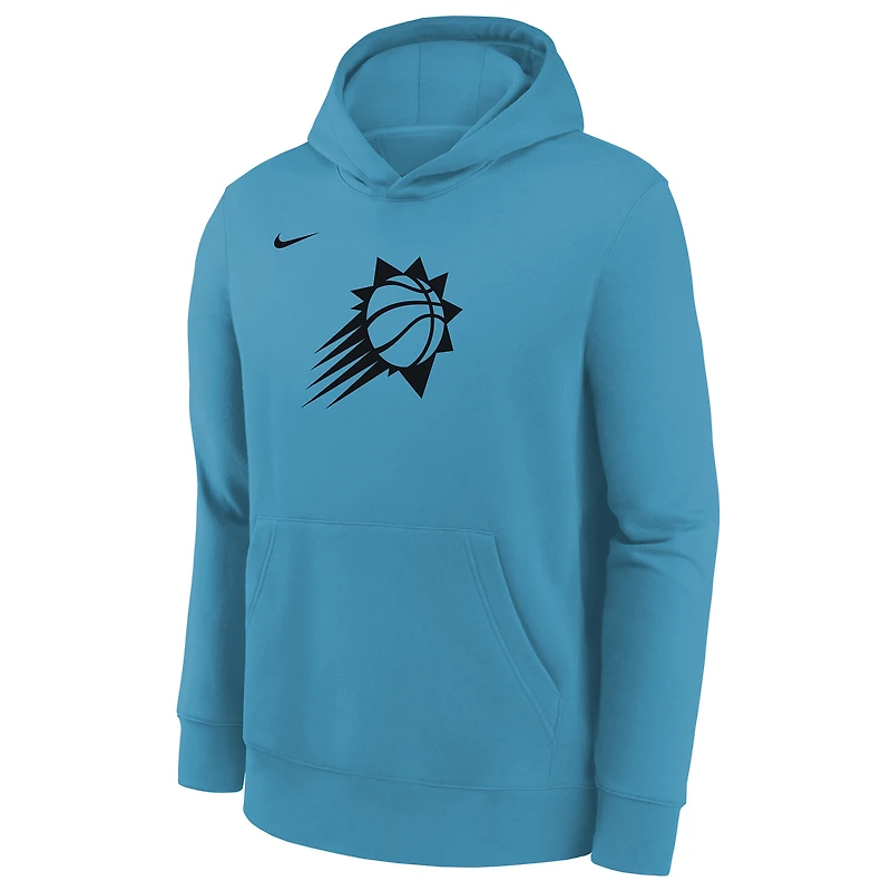 Sweat à capuche Nike City Edition Essential turquoise Phoenix Suns pour enfant (saison 2022/23)