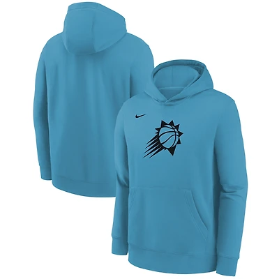 Sweat à capuche Nike City Edition Essential turquoise Phoenix Suns pour enfant (saison 2022/23)