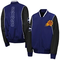 Coupe-vent zippé Youth Outerstuff violet/noir Phoenix Suns Two-Pointer