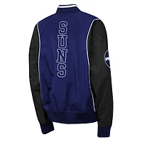 Coupe-vent zippé Youth Outerstuff violet/noir Phoenix Suns Two-Pointer