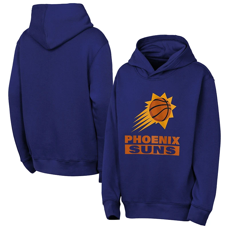 Sweat à capuche Outerstuff violet Phoenix Suns pour jeunes, style « Back To The Basics ».