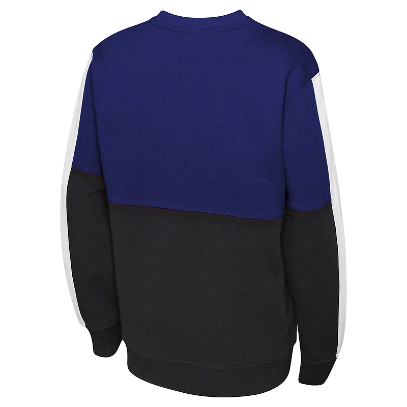 Youth Purple/Black Phoenix Suns Strong Side Pullover Sweatshirt