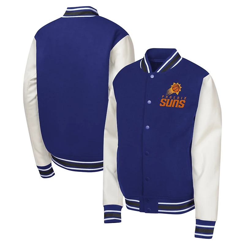 Veste universitaire True Team violette pour jeunes Phoenix Suns