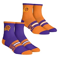 Youth Rock Em Socks  Phoenix Suns 2-Pack Multi Stripe Quarter Socks Set