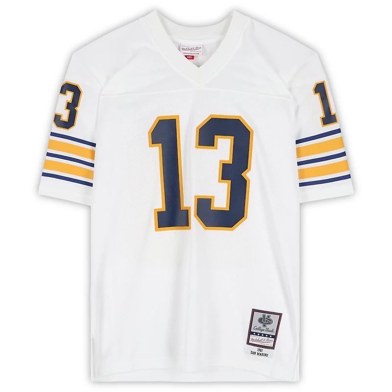 Dan Marino Pitt Panthers Autographed Mitchell & Ness 1981 White Replica Jersey