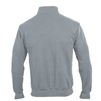 Men's Champion  Heather Gray Pitt Panthers Powerblend Quarter-Zip Pullover