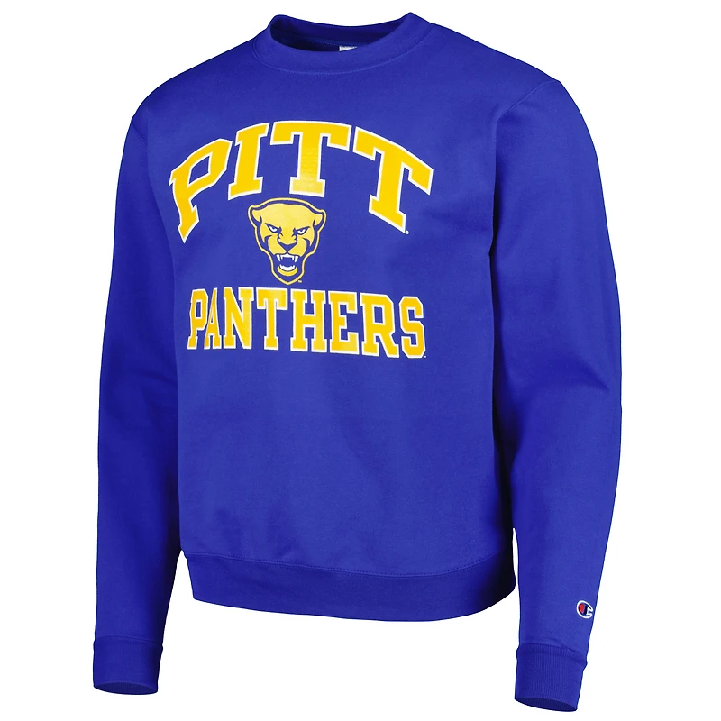Men's Champion Royal Pitt Panthers High Motor Pullover Sweatshirt