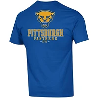 T-shirt Champion Royal Pitt Panthers Stack 2-Hit pour hommes