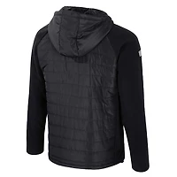 Men's Colosseum  Black Pitt Panthers Block The Sun Full-Zip Hooded Jacket