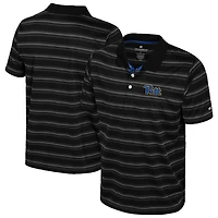 Men's Colosseum  Black Pitt Panthers Milk Steak Polo