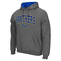 Men's Colosseum  Charcoal Pitt Panthers Arch & Logo Hoodie