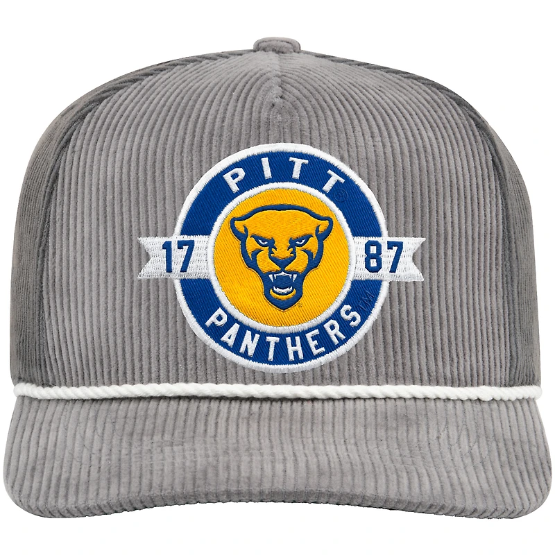 Men's Colosseum  Gray Pitt Panthers Where's My Hat Podium Adjustable Trucker Hat