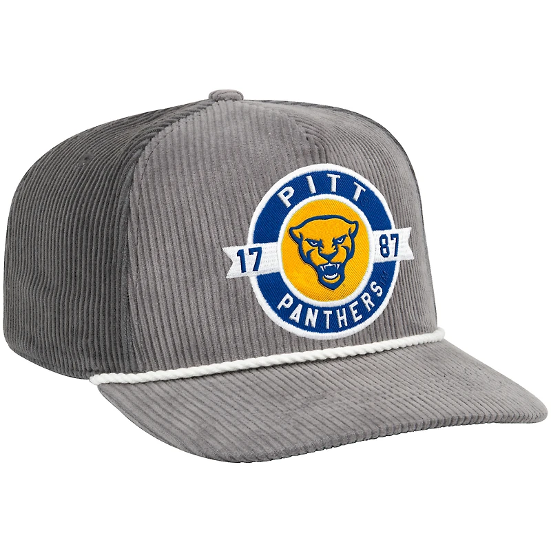 Men's Colosseum  Gray Pitt Panthers Where's My Hat Podium Adjustable Trucker Hat