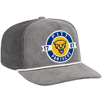 Men's Colosseum  Gray Pitt Panthers Where's My Hat Podium Adjustable Trucker Hat