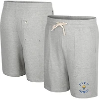 Colosseum Heather Grey Pitt Panthers Love To Hear This Terry Short pour homme