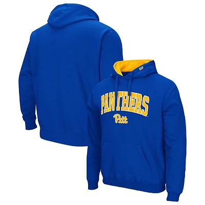 Men's Colosseum  Gold Pitt Panthers Arch & Logo Hoodie