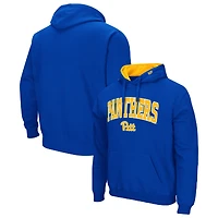 Men's Colosseum  Gold Pitt Panthers Arch & Logo Hoodie