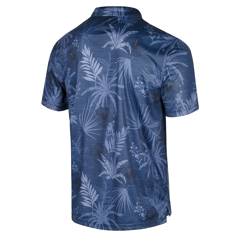 Men's Colosseum Royal Pitt Panthers Palms Team Polo
