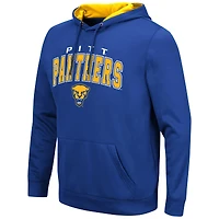 Men's Colosseum Royal Pitt Panthers Resistance Pullover Hoodie