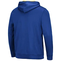 Men's Colosseum Royal Pitt Panthers Resistance Pullover Hoodie