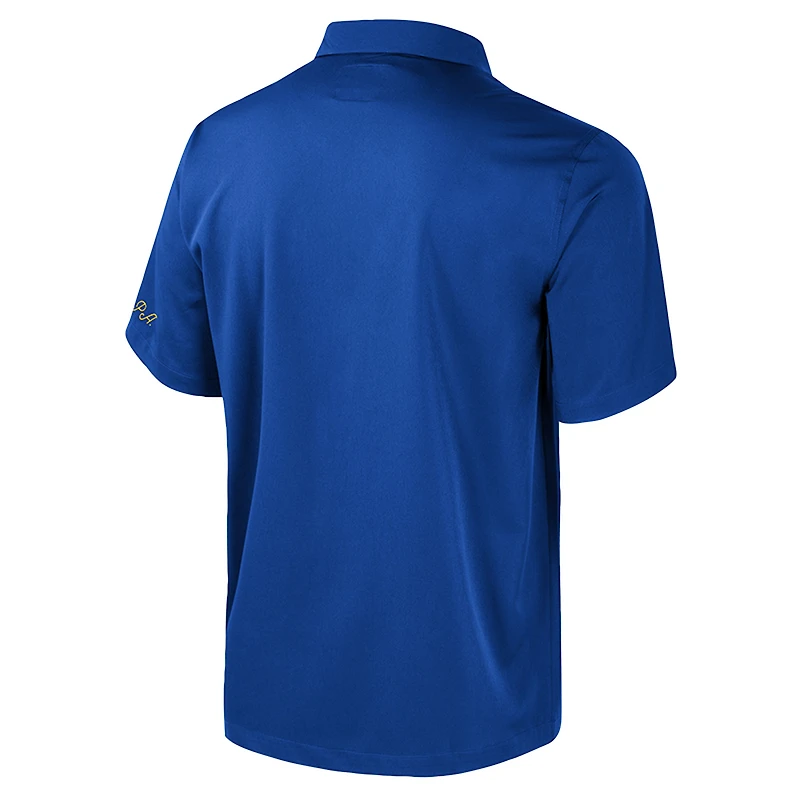 Men's Colosseum Royal Pitt Panthers Strike Bowling Button-Up Shirt
