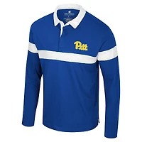 Polo à manches longues pour homme Colosseum Royal Pitt Panthers Too Cool For School