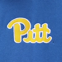 Men's Colosseum Charcoal Pitt Panthers Tortugas Logo Quarter-Zip Jacket