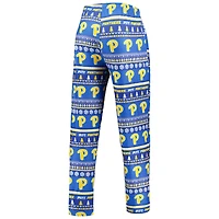 Ensemble de nuit Concepts Sport Royal Pitt Panthers pour homme : haut à manches longues et pantalon pivotants
