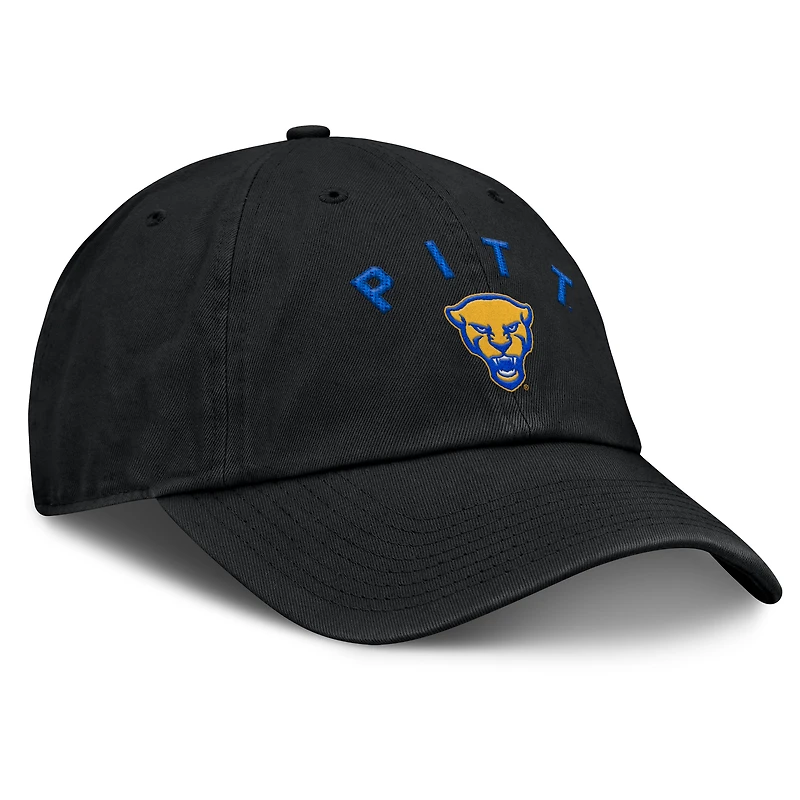 Casquette ajustable Fanatics Black Pitt Panthers Myth pour homme