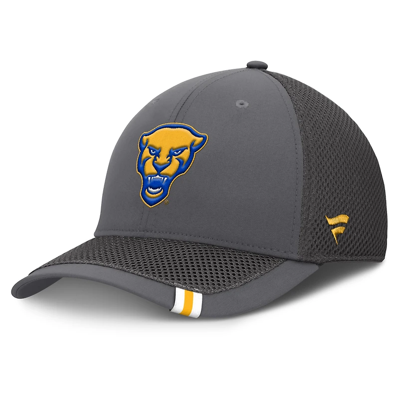 Casquette Fanatics grise Pitt Panthers Clincher Flex pour homme