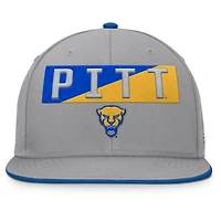 Men's Fanatics Gray Pitt Panthers Duo Snapback Hat