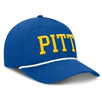 Men's Fanatics  Royal Pitt Panthers Foul Ball Rope Adjustable Hat