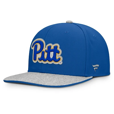 Casquette Snapback Loden Royal Pitt Panthers Fanatics pour hommes