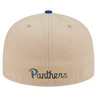 Casquette ajustée bicolore 59FIFTY kaki des Pitt Panthers de New Era pour homme